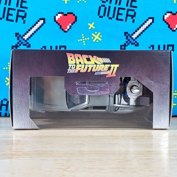 Jada Toys Back To The Future Part 2 TIME MACHINE Delorean 1:32 Diecast Car - Picture 8 of 11